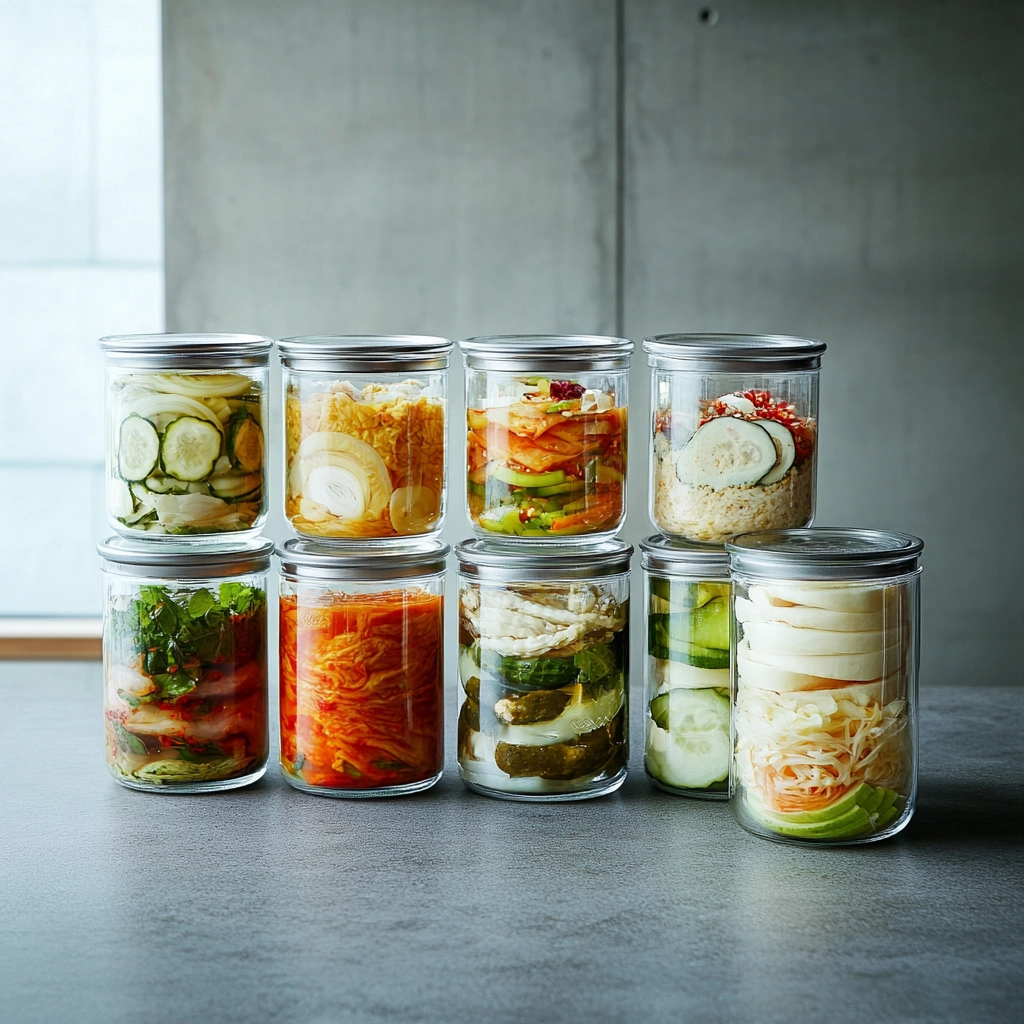 glass jars with airtight lids