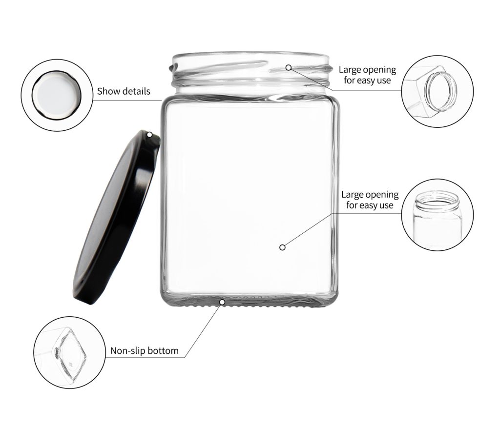 square jam jar