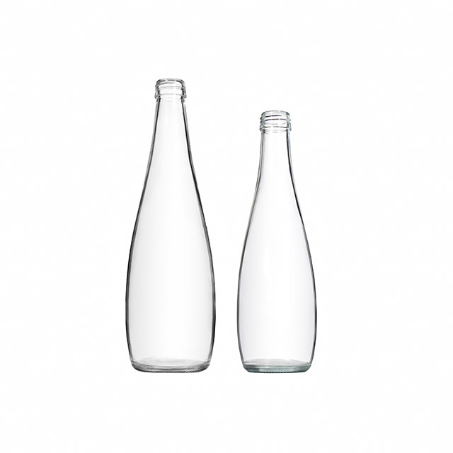 12 oz 16 oz Empty Clear Glass Sparkling Water Soda Bottle