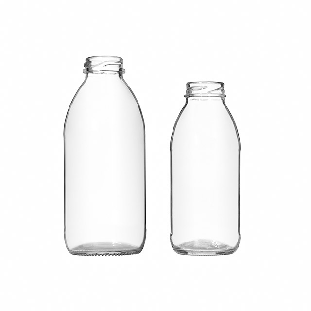 300 ml 500 ml Empty Dairy Glass Milk Bottle