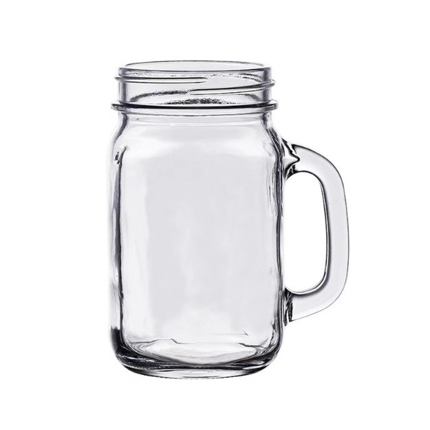 Mason Jar Drinking Glasses With Handles